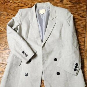 Band of outsider light grey blazer sz 2